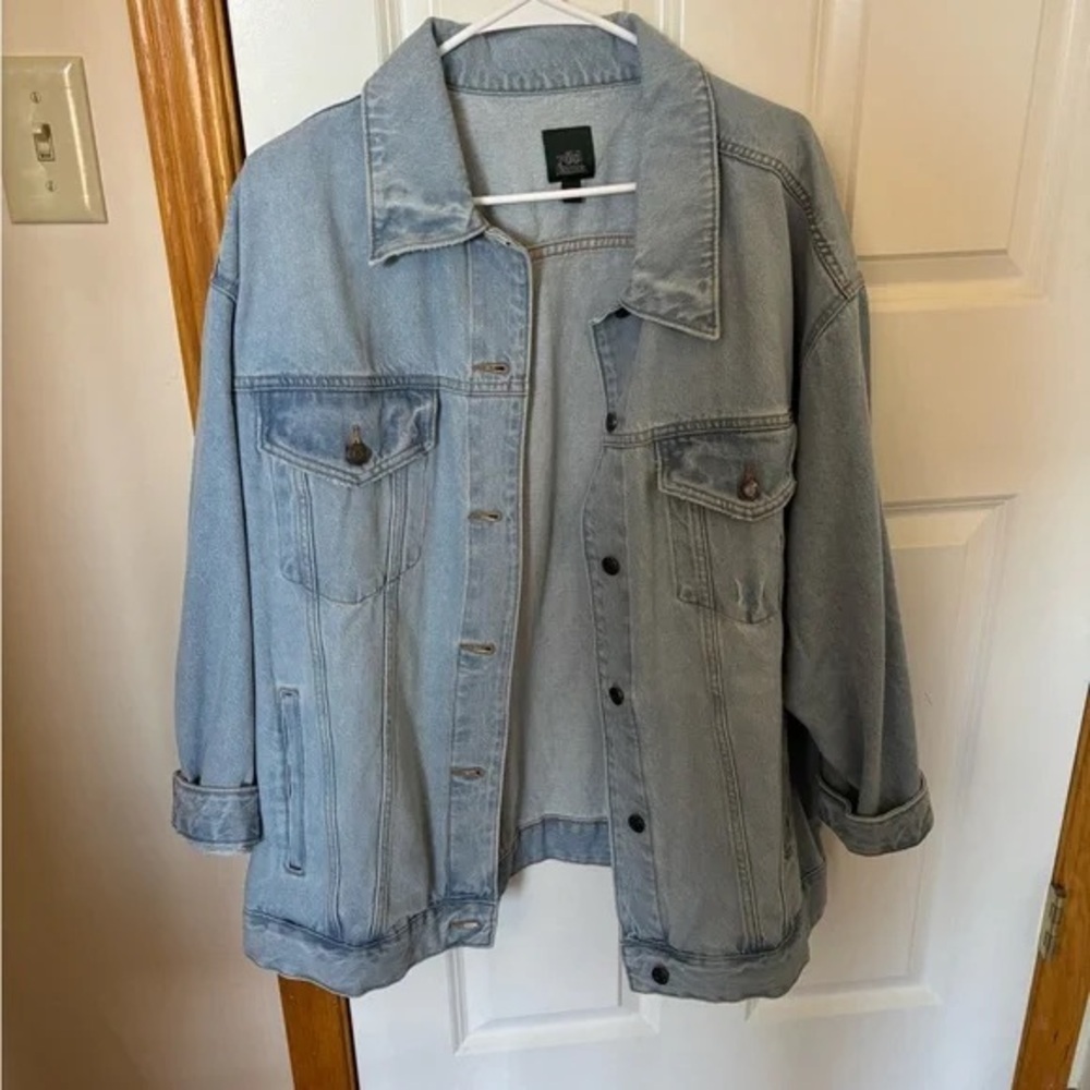 Wild Fable Light Blue Jean Jacket XXL NWT